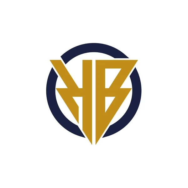 Anfangsbuchstabe Logo Vorlage Vektorsymbol — Stockvektor