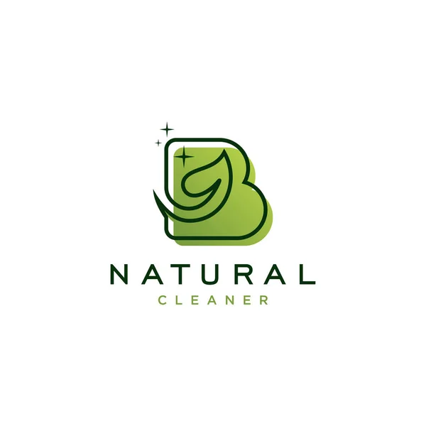 Leaf Logo Design Concept Vector Green Eco Nature Illustration — Stock Vector