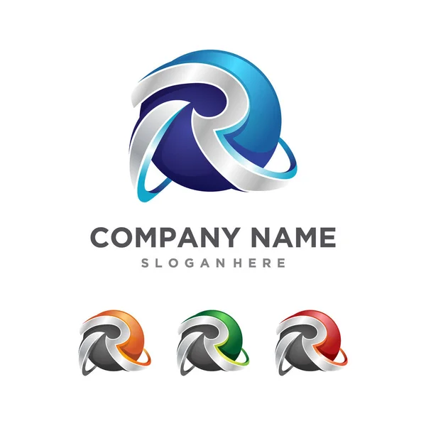 Carta Logotipo Modelo Vetor Ícone Ilustração Design — Vetor de Stock