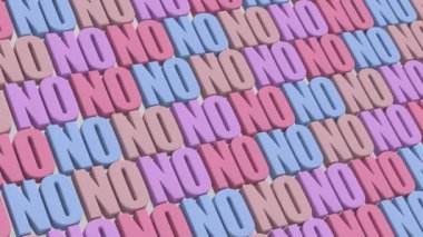 Şablon yok. Tipografi tasarımı. Soyut canlandırma, 3 boyutlu canlandırma.