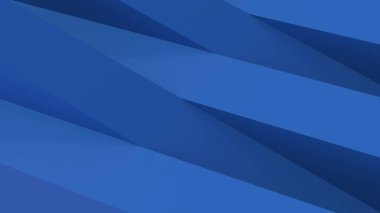 Mavi desenli bloklar. Soyut illüstrasyon, 3d canlandırma.