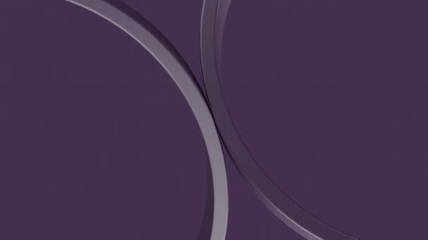 Фіолетові Кульки Кола Фіолетовий Фон Абстрактна Анімація Рендеринг — стокове відео