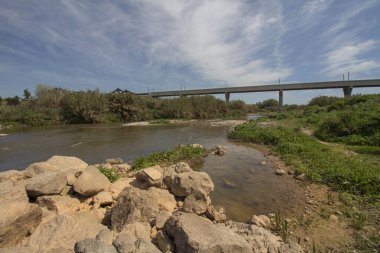 Llobregat Nehri, Sant Boi de Llobregat, Barcelona, Katalonya, İspanya.