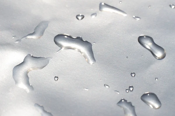 Drops Water Metallic Waterproof Paper Liquid Texture Wallpaper — 图库照片