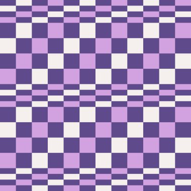 Kahverengi kumaşın mozaik dokusu geniş bir kenarda. Arkaplan resmi. Renkli tasarımı olan kusursuz desen.