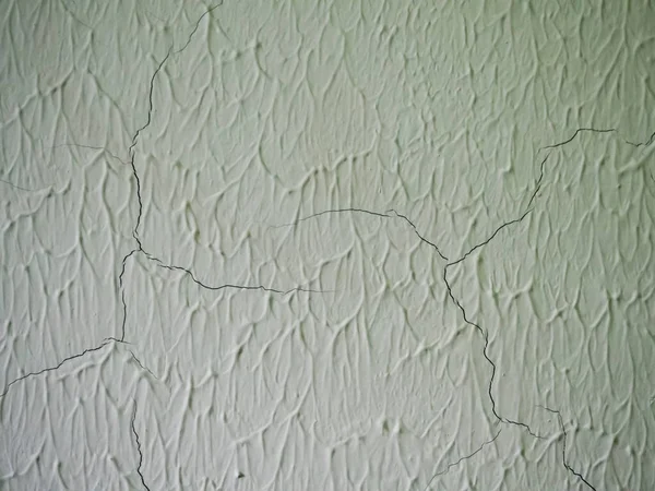 Background - dried cracked paint on concrete with a vignette, greenish — Stock Photo, Image