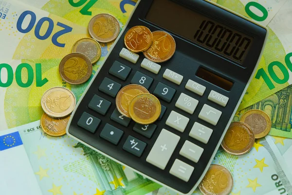 Taxes Countries Recalculation Money Expenses Incomes European Countries Calculator Euro ストックフォト