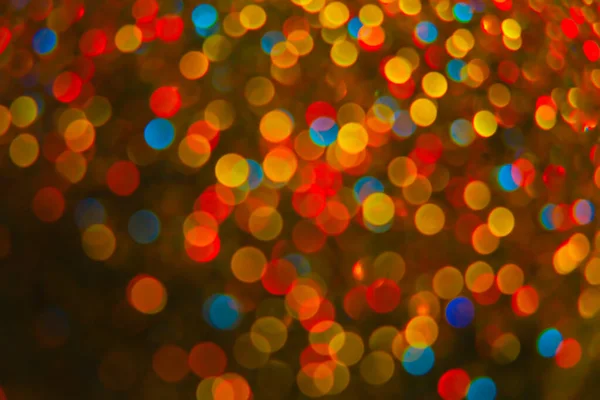 Colorful Bokeh Shiny Festive Background Lots Flashing Colorful Spots Background — Stok fotoğraf