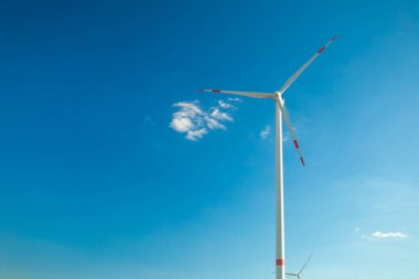 Wind energy.Alternative natural energy source. Wind energy price.Green renewable energy cost