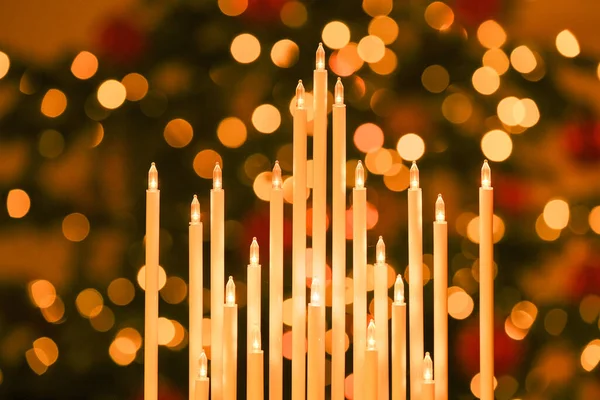 Boże Narodzenie Wakacje Dekoracji Boże Narodzenie Nowy Rok Tło Ciepłych — Zdjęcie stockowe