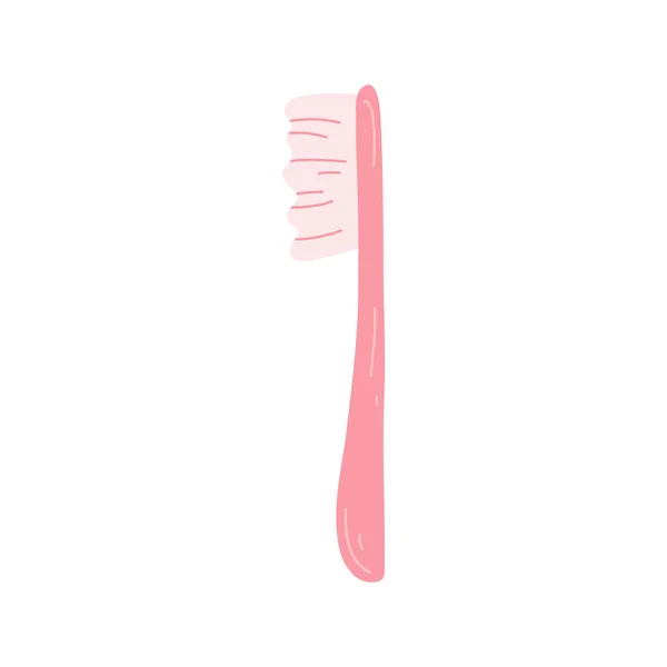 Brosse Dents Dessinée Main Pour Brosser Les Dents Dans Style — Image vectorielle