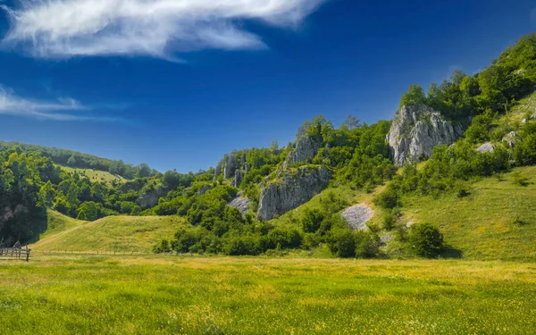 Julio 2021 Paisaje Fundatura Ponorului Día Soleado Verano — Foto de Stock