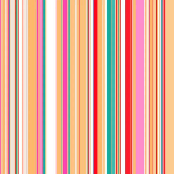 Impression Géométrique Sans Couture Bandes Verticales Multicolores Différentes Tailles Couleurs — Image vectorielle
