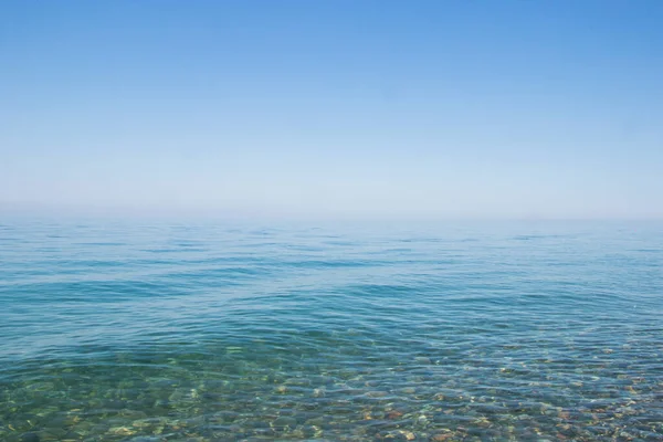 Steine Klaren Wasser Des Meeres Wasser Und Steine Hintergrund — Stockfoto