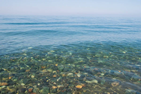 Stenen Helder Water Van Zee Water Stenen Achtergrond — Stockfoto
