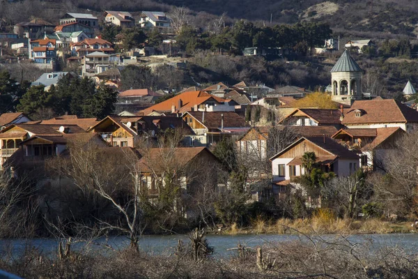 Mtskheta Georgia January 2022 Old Famous Town Georgia Mtskheta Old — 图库照片