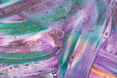 mor, yeşil ve beyaz renkler, soyut ve modern çizim sanatı, renk arkaplanı