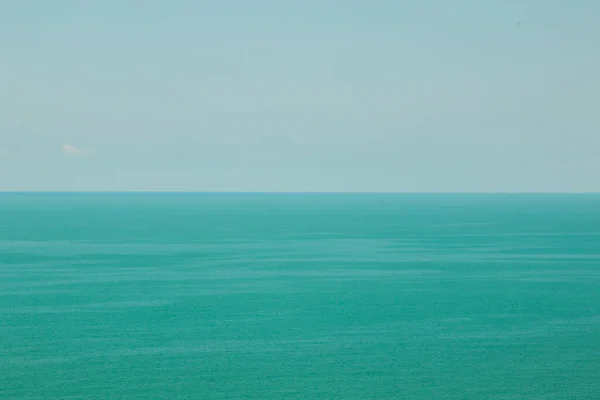 Γαλάζια Και Πράσινη Θέα Στη Θάλασσα Και Τοπίο Στη Μαύρη — Φωτογραφία Αρχείου