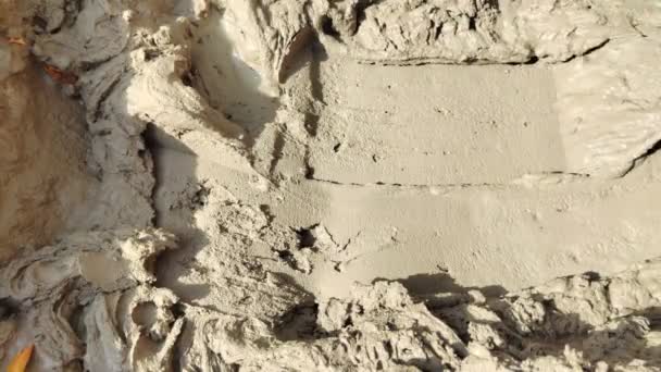 Çimento Işlemleri Beton Beton Yapı Karışımı — Stok video