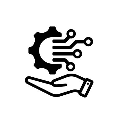 DX (dijital dönüşüm) vektör resimleme