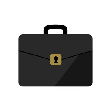 Evrak çantası, iş çantası vektör illüstrasyonu