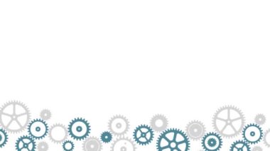 Dönen dişli çarklarının animasyonu (4K )