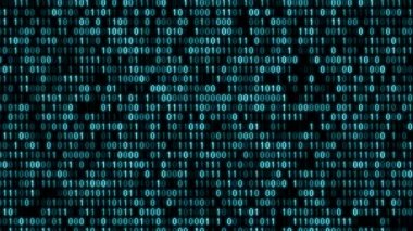 Siber uzay, teknoloji konsepti animasyonu (4K)