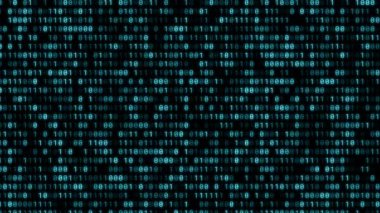 Siber uzay, teknoloji konsepti animasyonu (4K)