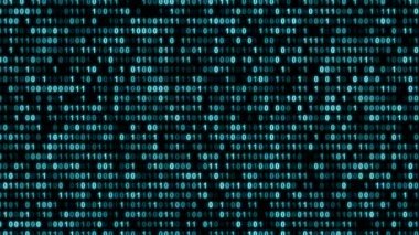 Siber uzay, teknoloji konsepti animasyonu (4K)