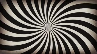 Dönen dairesel desen dönen animasyon (vintage doku )