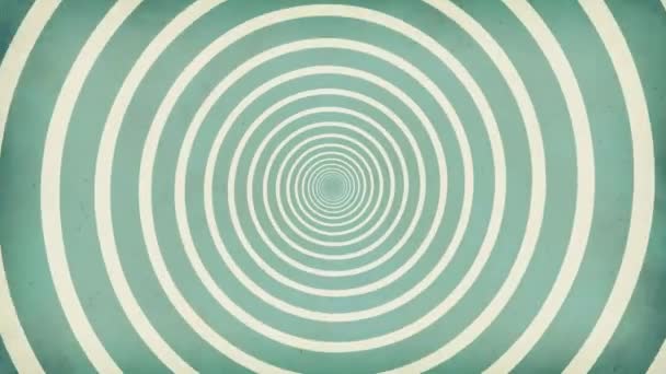 Swirling Pattern Rotating Animation Vintage Texture — Stock Video