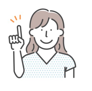 Basit genç kadın (üst vücut) hareket çizelgesi