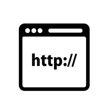 İnternet tarayıcı vektör resimlemesi