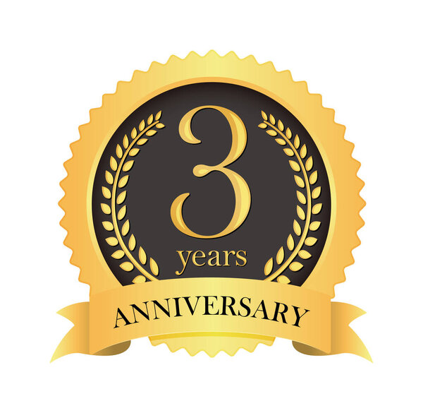 Golden anniversary medal icon | 3rd anniversary