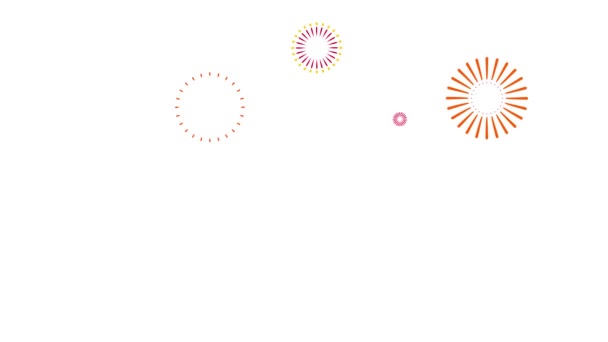 Fireworks Background Animation — Stok video