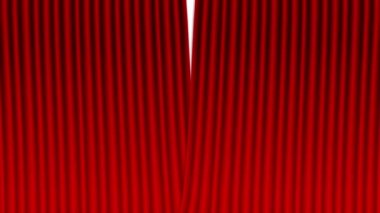 Red curtain opening and closing animation (MP4)