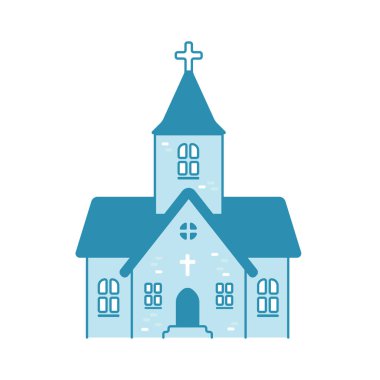 Church vector illustration (front view)	