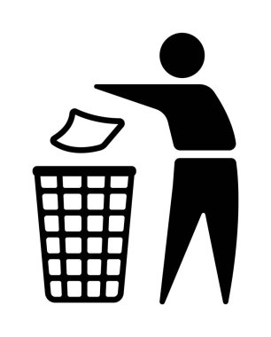 Plastik için Geri Dönüşüm Sembolleri. Vektör simgesi illüstrasyonu