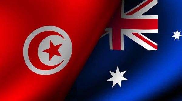 Cartes Match Stage Football 2022 Tunisie Australie — Photo