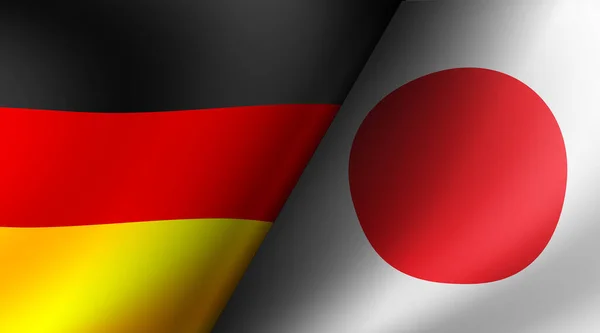 足球2022年 团体舞台卡片 德国对日本 — 图库照片