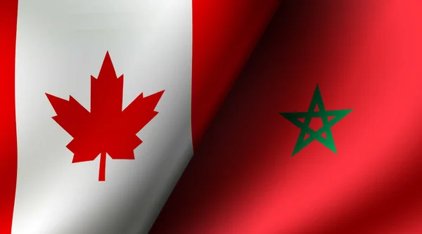 Football 2022 Group Stage Match Cards Canada Morocco — Stok Foto