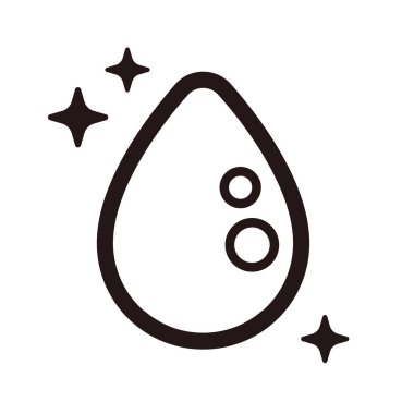 Temiz su vektör illüstrasyonu