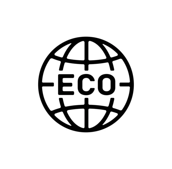 Ikona Wektora Ekologii Sdgs Sustainability — Wektor stockowy