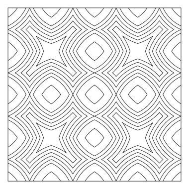 Döşeme deseni tasarımı. Dengeli elmas ve mermilerin bileşimi. Doku, yüzey elementi ve 306 numaralı boyama için uygun. EPS8.