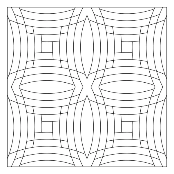 Döşeme deseni tasarımı. Kesişen ve üst üste binen elmasların ve dairelerin bileşimi. Doku, yüzey elementi ve 305 numaralı boyama için uygun. EPS8.