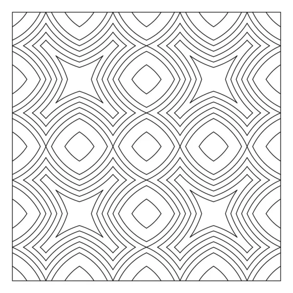 Diseño Patrón Azulejo Composición Diamantes Offset Redondos Adecuado Para Textura — Vector de stock