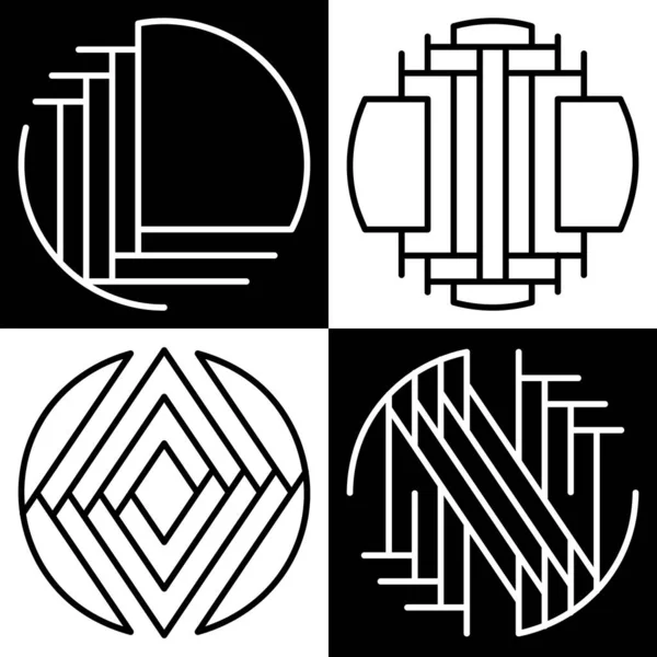 Basit siyah ve beyaz desenli 2x2 siyah ve beyaz kareler L-I-O-N harfleri ile dekore edilmiş. Dünya Aslan Günü için desen elemanları ve yüzey tasarımı için uygun. EPS8 vektörü.