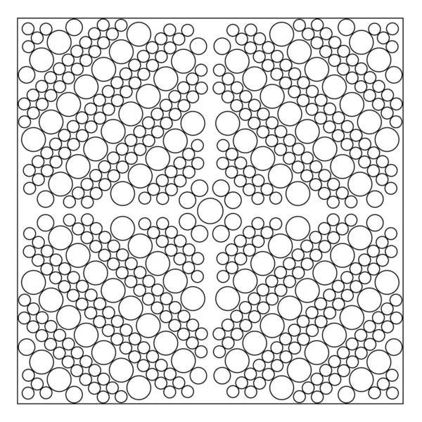 Game Coloring Dots Abstract Diamond Shapes Fun Coloring Page Adults — Image vectorielle