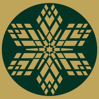 Kesim için altıgen mandala kalıbı kalıbı. Ev dekorasyonu ve iç tasarım için duvar sanatı. Siyah ve beyaz. EPS8 #03