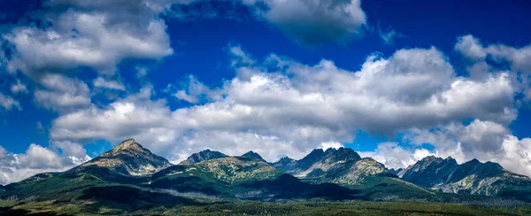 Landscape Photo Nature Slovakia Beautiful Summer Landscape Tatra Mountains Background — Stock Photo, Image